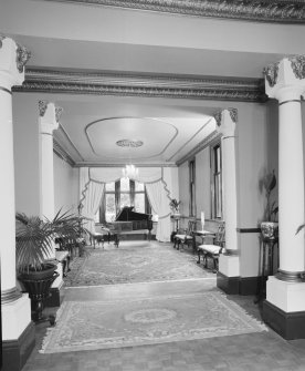 Interior. View of music room from North