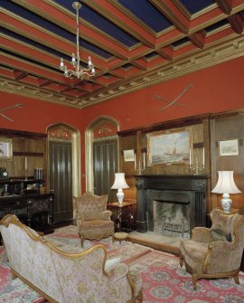 Interior. View of drawing room from West