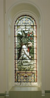 Interior, detail of stained glass; J Ballantine and Son 1884