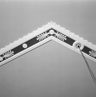Interior, detail of cornice
