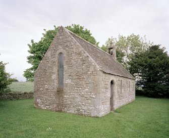 View of W gable from SW