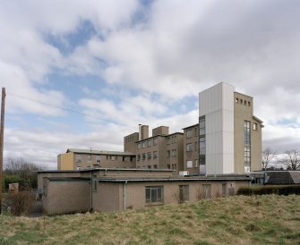 General view of rear from W