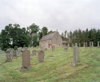 General view from ESE showing church in graveyard