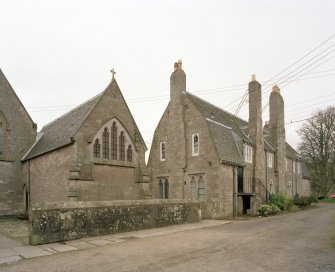 View from SE showing college and chapter house