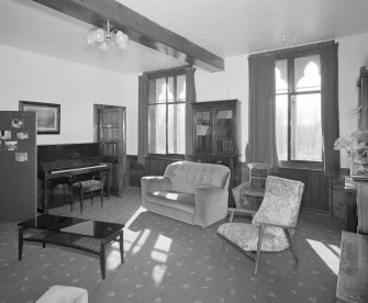 Interior. Ground floor View of common room from E