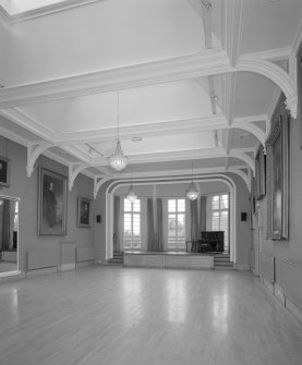 Interior. 1st floor Main Hall from NNW
