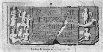 Plate II from 'Stones from the Roman Walls'
Insc. 'Ex Dono Io. Graham de Dugalstoun'