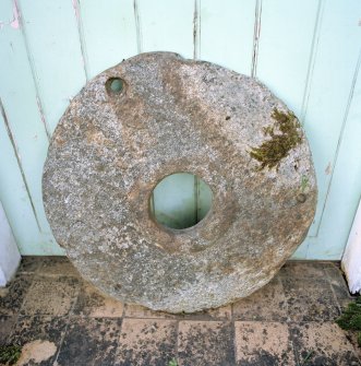 Muck, Port Mor. Rotary Quern. View of underside of upper stone.