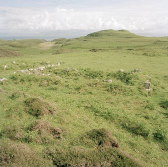 Muck, Blar na Fionn-aird. Farmstead and pen. View from N.