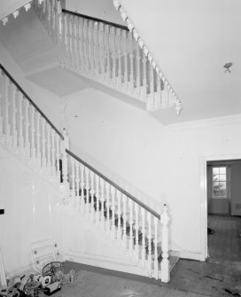 Interior. View of entrance stair hall