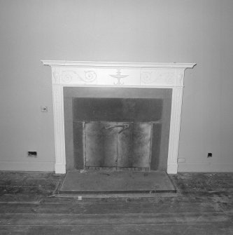 Interior. Detail of fireplace in ground floor drawing room