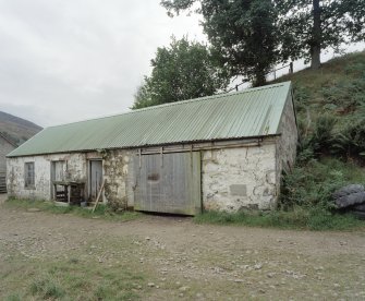  View of barn from South