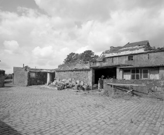 View of courtyard from South East