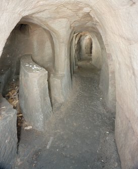 Interior. View of main corridor