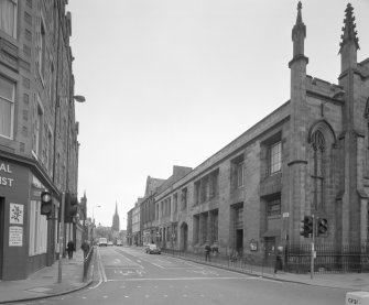 View from East showing location in Bristo Place