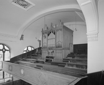 Interior, first floor view organ and North gallery