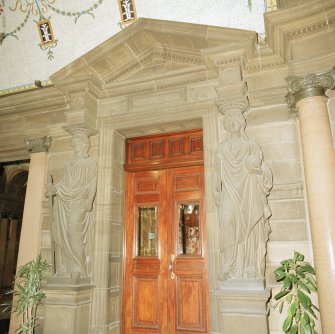 Interior. Ground floor detail of doorway