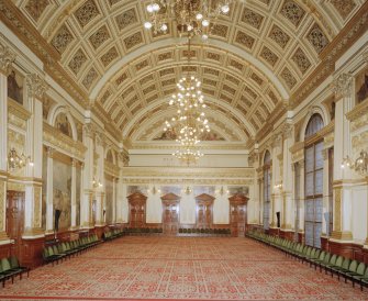 Interior. Second Floor Banqueting Hall from East