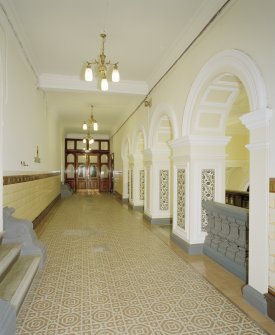 Interior. First floor East corridor