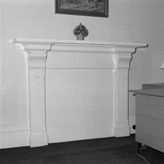 Interior.
Detail of fireplace in vestry.