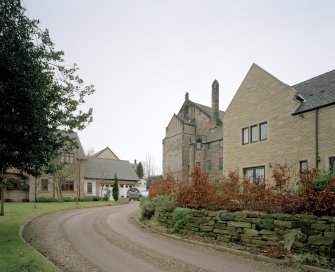 View from South East showing new housing
