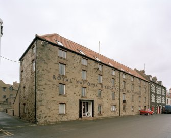 View from SSE of main frontage overlooking the harbour