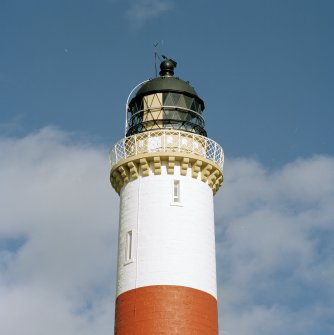 Detail of top of tower and lantern