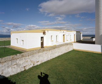 View of keepers' houses from S