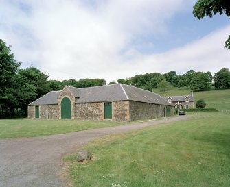 General view from South East showing the steading and farmhouse