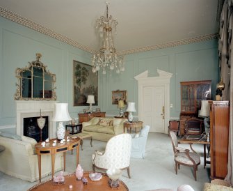 Interior. View of ground floor drawing room from WSW