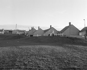 General view of sinking houses