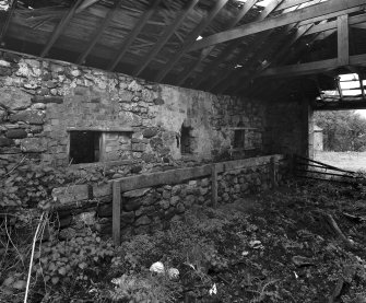 Detail of interior of steading