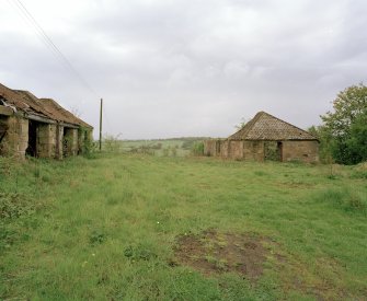 View of steading and cartshed from N