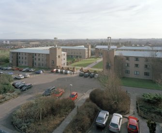 Elevated view of Holland House from NNW.