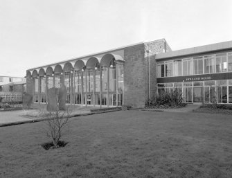 View of Holland House S hall former refectory from NW.