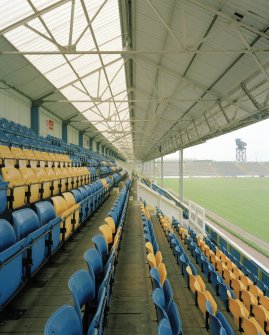 View of S stand and seating from ESE