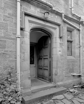Detail of rectory main entrance dated 1912