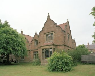 View of rectory from SE showing garden front