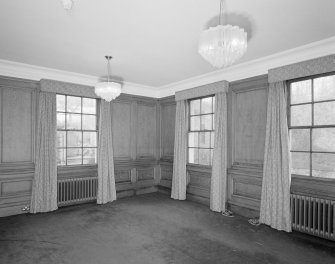 Interior. View of conference room from NW