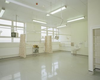 Interior. View of 1st floor high dependency ward from SE