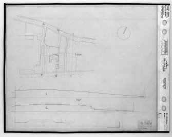 Edinburgh, 65-103 Canongate.
Photographic copy of site plans of development area.