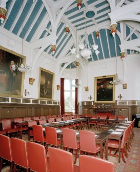 Interior. View of first floor Council Chamber from East