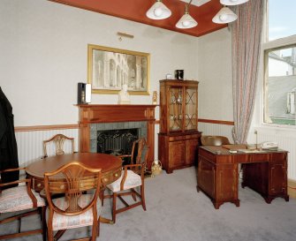 Interior. View of first floor Provosts room