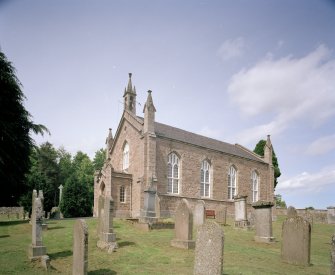 View from SE showing church.
