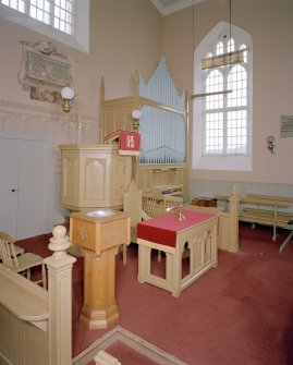 Interior.
Detail of 'chancel' area.