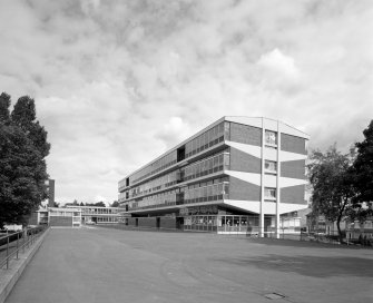 View of main block from from West