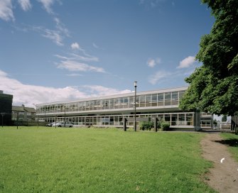 View of technical block from North West