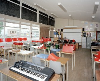 Interior. Main block, view of music room 2 from West