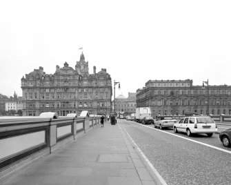 View from North Bridge showing The General Post Office, Register House and The Balmoral hotel