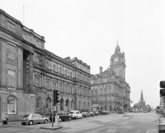 View from East Northeast looking West towards the Scott Monument